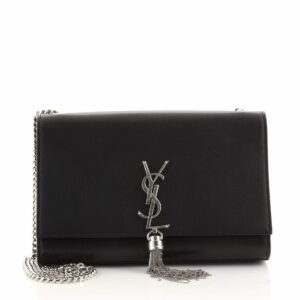 Classic Monogram Tassel Crossbody Bag Leather Medium