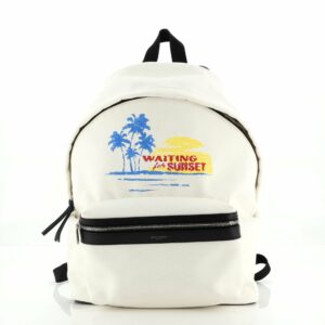 City Backpack Printed Canvas