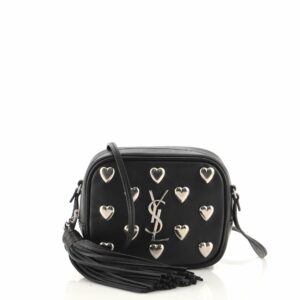 Classic Monogram Blogger Crossbody Bag Studded Leather Small