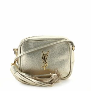 Classic Monogram Blogger Crossbody Bag Leather Small