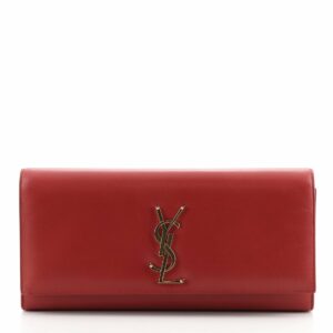 Classic Monogram Clutch Leather Long