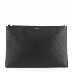 Zipped Document Holder Leather Large