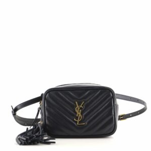 Lou Belt Bag Matelasse Chevron Leather