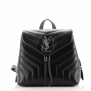 LouLou Backpack Matelasse Chevron Leather Small