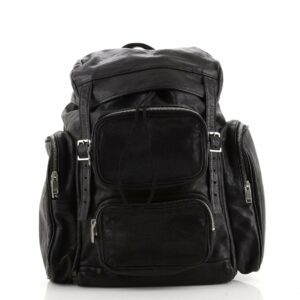 Delave Multi-Pocket Backpack Leather