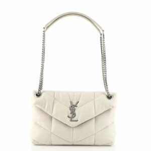 LouLou Puffer Shoulder Bag Quilted Leather Small