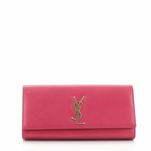 Classic Monogram Clutch Leather Long