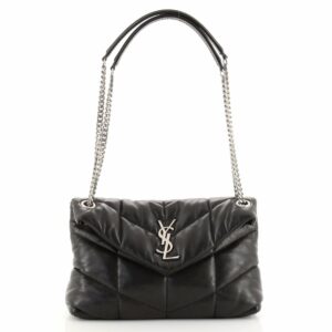 LouLou Puffer Shoulder Bag Quilted Leather Small