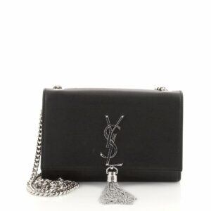 Classic Monogram Tassel Crossbody Bag Leather Medium