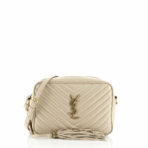 Lou Camera Bag Matelasse Chevron Leather Small