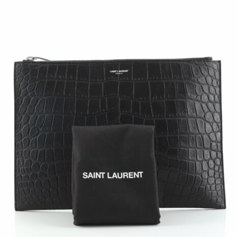 83743-8_20Saint_20Laurent_20Zip_20Pouch_20Crocodile_20Embossed_2D_0003