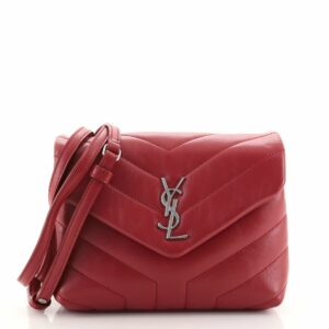 LouLou Shoulder Bag Matelasse Chevron Leather Toy