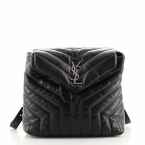 LouLou Backpack Matelasse Chevron Leather Small