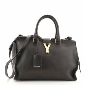 Classic Y Cabas Leather Small