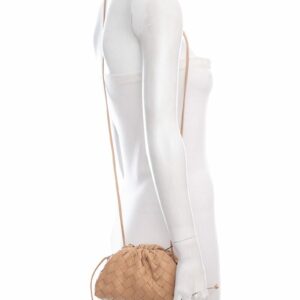 Bottega Veneta Beige Mini Pouch Handbag