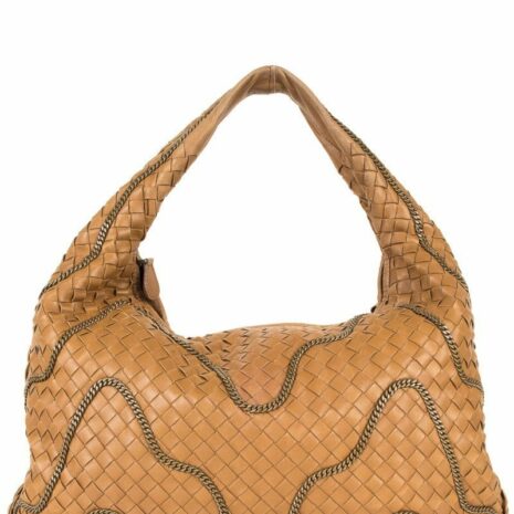Bottega-Veneta-Brown-Intrecciato-Nappa-Chain-Hobo-Bag_47744A Bottega-Veneta-Brown-Intrecciato-Nappa-Chain-Hobo-Bag_47744A