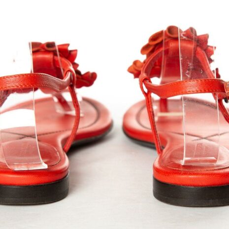Bottega-Veneta-Red-Leather-Floral-Sandals-35.5-Sale_69975D Bottega-Veneta-Red-Leather-Floral-Sandals-35.5-Sale_69975D