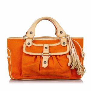 Celine Boogie Canvas Handbag (SHG-20441)