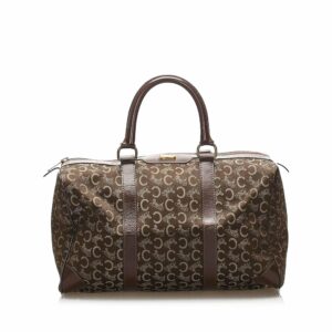 Celine C Macadam Canvas Boston Bag (SHG-13051)