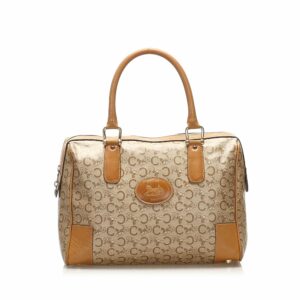 Celine C Macadam Canvas Boston Bag (SHG-13163)