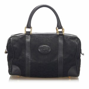 Celine C Macadam Canvas Boston Bag (SHG-17266)