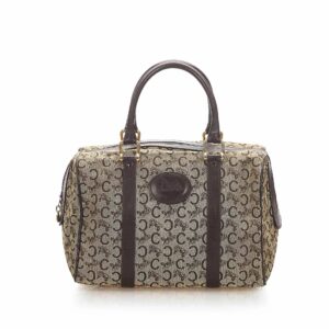 Celine C Macadam Canvas Boston Bag (SHG-17449)