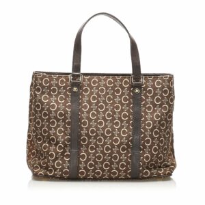 Celine C Macadam Canvas Handbag (SHG-11267)