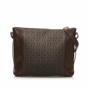 Celine C Macadam Canvas Shoulder Bag (SHG-13934)