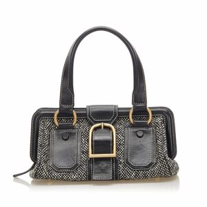 Celine Ella Frame Tweed Handbag (SHG-18562)