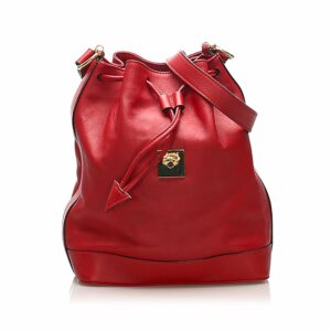 Celine Leather Bucket Bag (SHG-13230)