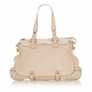 Celine Leather Satchel (SHG-19188)