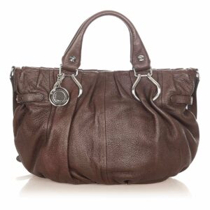 Celine Leather Satchel (SHG-20670)