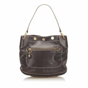 Celine Leather Shoulder Bag (SHG-17851)