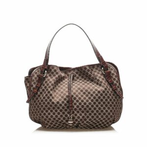 Celine Macadam Bittersweet Canvas Hobo Bag (SHG-15088)