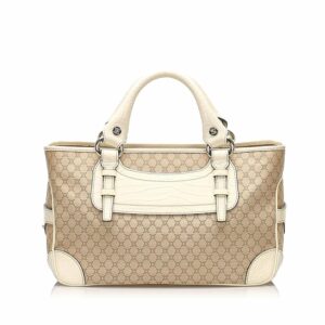 Celine Macadam Boogie Canvas Handbag (SHG-13557)