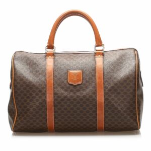 Celine Macadam Coated Canvas Boston Bag (SHG-14676)