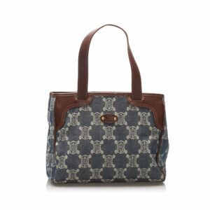 Celine Macadam Denim Handbag (SHG-10959)