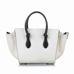 Celine Small Tie Tote Leather Handbag (SHG-18943)