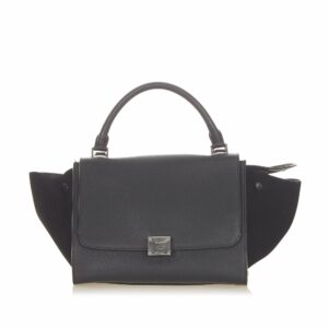 Celine Small Trapeze Leather Satchel (SHG-20084)