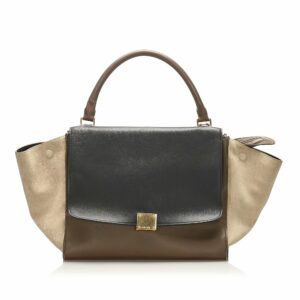 Celine Trapeze Leather Handbag (SHG-17292)