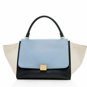 Celine Tricolor Calfskin Trapeze Medium Bag