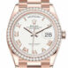  Day-Date 36 White Dial Diamond Bezel 18K Everose Gold President Watch 128345RBR Day-Date 36 White Dial Diamond Bezel 18K Everose Gold President Watch 128345RBR