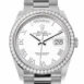 Day-Date 36 White Dial Diamond Bezel White Gold President Watch 128349RBR Day-Date 36 White Dial Diamond Bezel White Gold President Watch 128349RBR