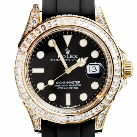  Yacht-Master 42 Baguette Diamond Bezel Men's Watch 226668TBR 226668TBR-0002
