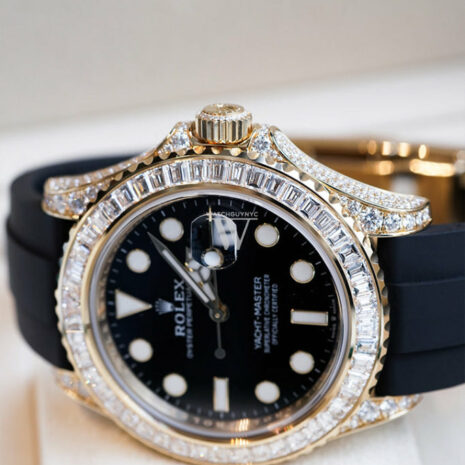  Yacht-Master 42 Baguette Diamond Bezel Men's Watch 226668TBR 226668TBR-0002