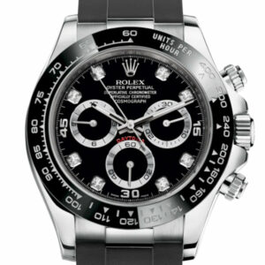 Cosmograph Daytona Black Dial Oysterflex Strap Mens Watch 116519LN 116519