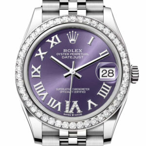 Datejust 31 Aubergine Diamond Dial Jubilee Ladies Watch 278384RBR 278384RBR-0030