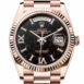  Day-Date 36 Eisenkiesel Dial Fluted Bezel 18K Everose gold President Watch 128235
