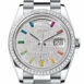  Day-Date 36 Diamond Paved Dial Diamond Bezel Platinum President Watch 128396TBR
