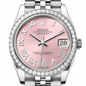 Datejust 31 Pink Roman Dial Jubilee Ladies Watch 278384RBR 278384RBR-0028